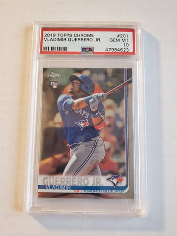 Vladimir Guerrero Jr. 2019 Topps Chrome PSA 10