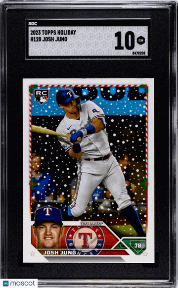 2023 Topps Holiday Josh Jung #H120 SGC 10