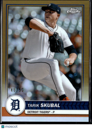 2026 Topps Chrome Tarik Skubal #59 Gold Refractor /50