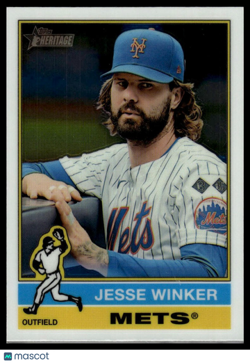 2025 Topps Heritage Jesse Winker #468 Chrome