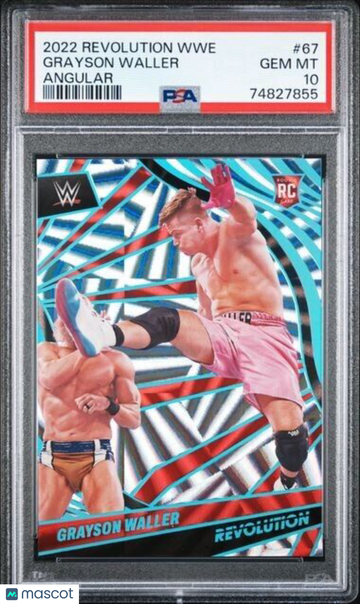 2022 Panini Revolution WWE Grayson Waller #67 Rookie PSA 10