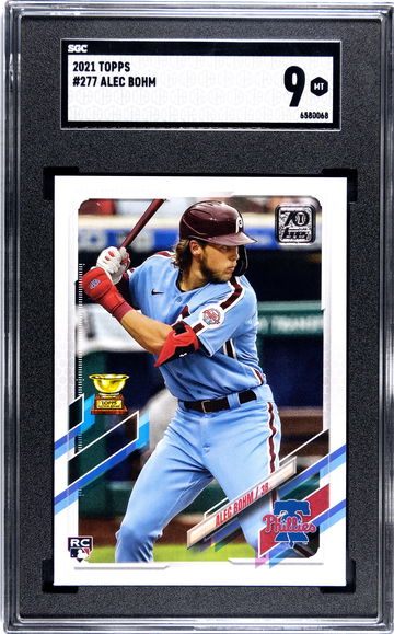 2021 Topps Alec Bohm SGC 9