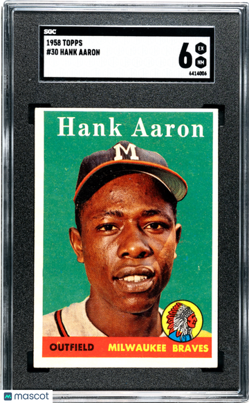 1958 Topps Hank Aaron #30 SGC 6