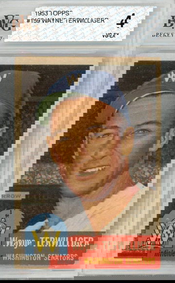 1953 Topps Wayne Terwilliger #159 BVG Beckett 4 P1225