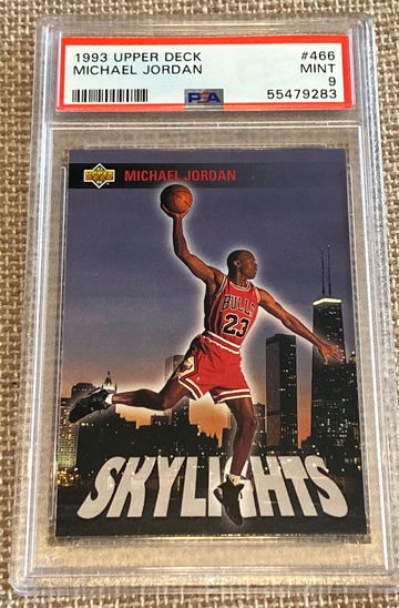 UPPER DECK MICHAEL JORDAN PSA 9