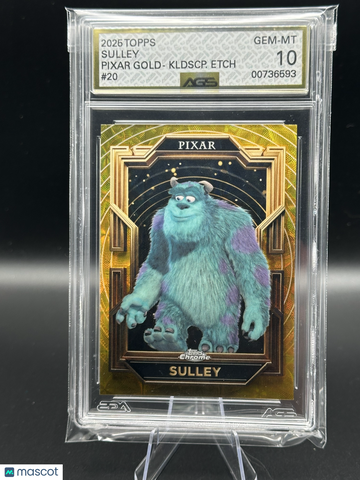 2025 Topps Chrome Pixar GOLD AGS 10