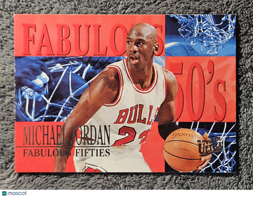 1995 Fleer Ultra Fabulous Fifties 50's Michael Jordan #5