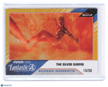 2026 Topps Finest Marvel Studios The Fantastic 4 First Steps The Silver Surfer Screen Moments 15/50 #SM-13