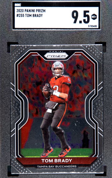 Tom Brady 2020 Prizm #255 1st Year Tampa Bay SGC 9.5