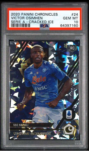 2020 Panini Chronicles Victor Osimhen Cracked Ice /23