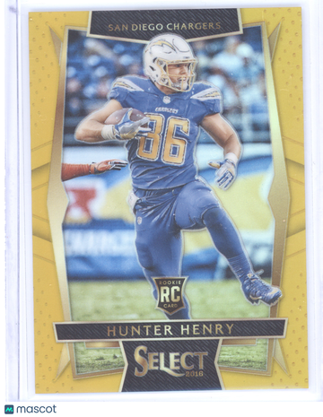 2016 Panini Select Hunter Henry #4 Gold 09/10 RC