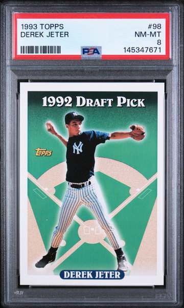 1993 Topps Derek Jeter #98 PSA 8