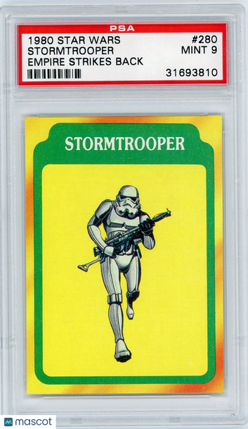 1980 Star Wars Empire Strikes Back Stormtrooper #280 PSA 9