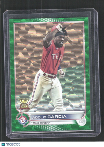 2022 Topps Adolis Garcia #652 Green Foilboard SN