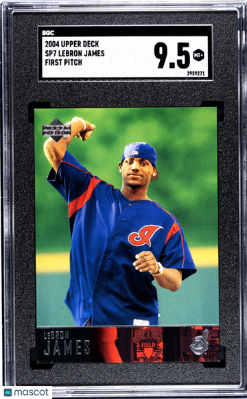 2004 Upper Deck LeBron James #SP7 First Pitch SGC 9.5