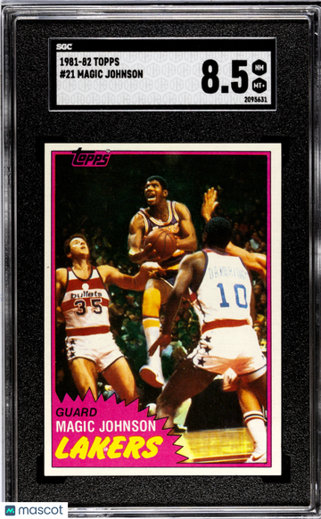 1981 Topps Magic Johnson #21 SGC 8.5