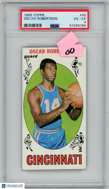 1969 Topps Oscar Robertson #50 PSA 4