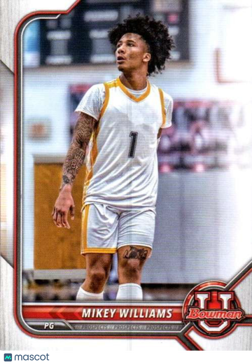 2021-22 Bowman University Mikey Williams #86