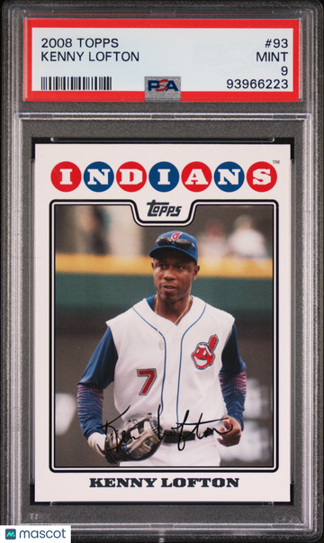 2008 Topps Kenny Lofton #93 PSA 9