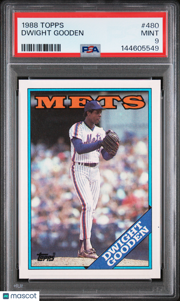 1988 Topps Dwight Gooden #480 PSA 9