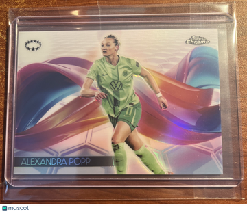 2025 TOPPS CHROME UEFA WCL Alexandra Popp #H-9 Chrome Short Print Parallel/Variety