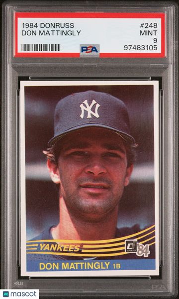 1984 Donruss Don Mattingly #248 PSA 9