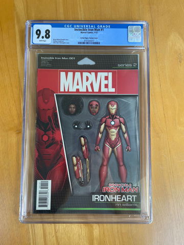 Invincible Iron Man #1 CGC 9.8 Rare Action Figure Variant