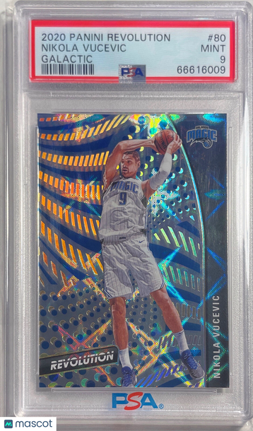 2020 Panini Revolution Nikola Vucevic #80 Galactic PSA 9