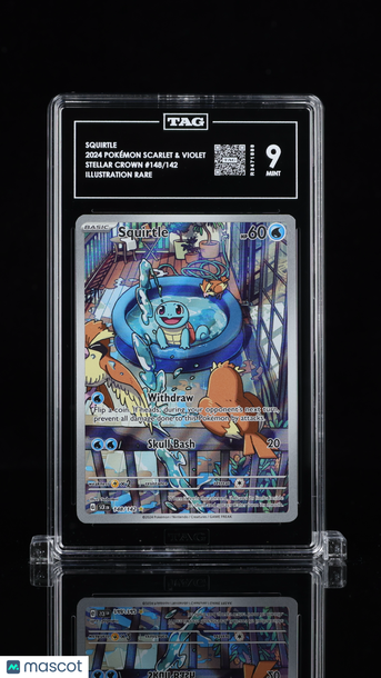 2024 Pokemon Squirtle #148/142 TAG 9