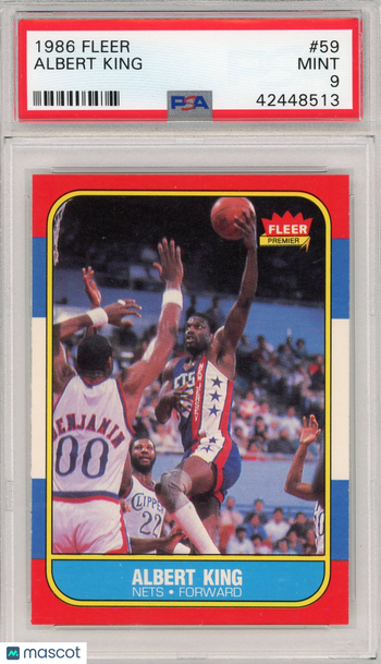 1986 Fleer Albert King #59 PSA 9