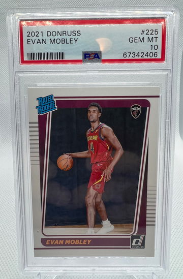 2021 Panini Donruss Evan Mobley RC PSA 10