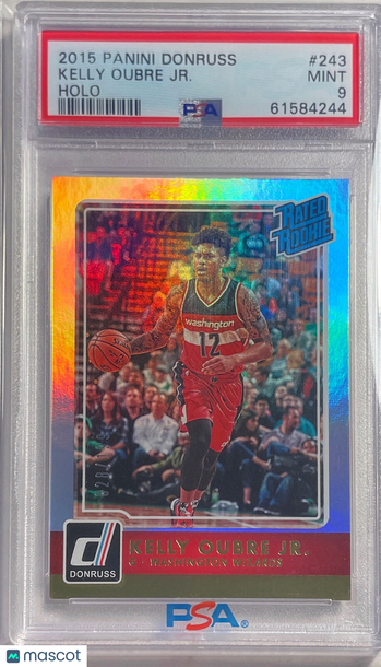 2015 Panini Donruss Kelly Oubre JR. #243 Holo PSA 9