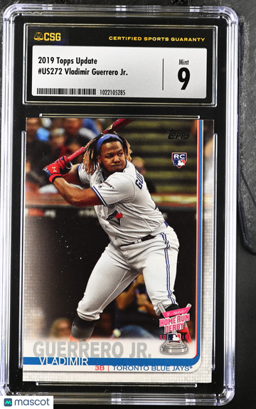 2019 Update Vladimir Guerrero Jr. #US272 CGC 9