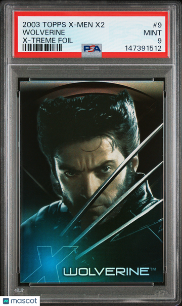 2003 Topps X-Men XTreme Foil Wolverine #9 PSA 9