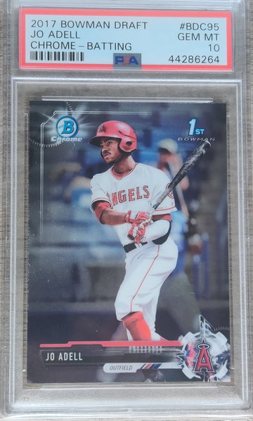Jo Adell 2017 Bowman Draft Chrome - Batting PSA 10 RC