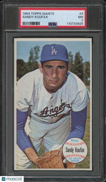 1964 Topps Giants Sandy Koufax #3 PSA 7