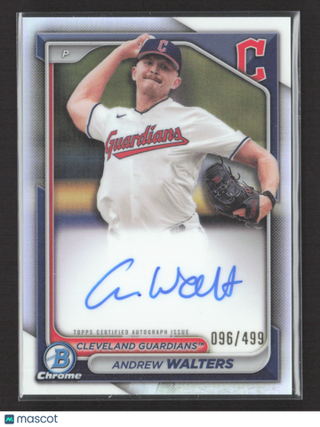 2024 Bowman Chrome Andrew Walters #CPA-AW Refractor 096/499 Auto