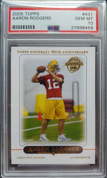2005 Topps Aaron Rodgers #431 rookie