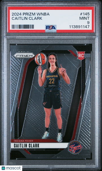 2024 Panini Prizm WNBA Caitlin Clark #145 PSA 9