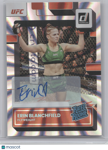2023 Panini Donruss UFC Erin Blanchfield #217 Autograph Holo 71/99