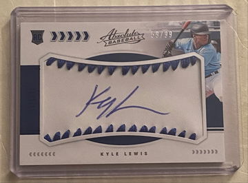 2020 Panini Absolute Kyle Lewis rookie auto /99