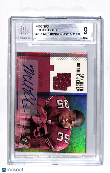 2006 Upper Deck SPx Michael Robinson #211 Gold /350 Memorabilia Jersey