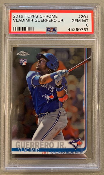 2019 Topps Chrome Rookie Vladimir Guerrero PSA 10