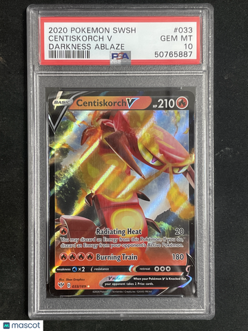 Darkness Ablaze Centiskorch V PSA 10 #033