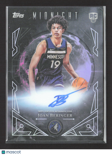2025 Topps Midnight Midnight Sun Signatures Joan Beringer #MSR-JB RC