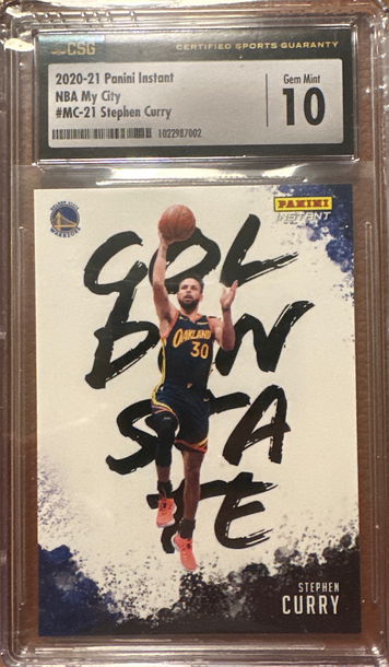 2020-21 Panini Instant My City Stephen Curry CSG10