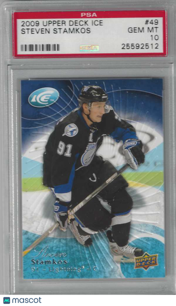 2009-10 Upper Deck Ice Steven Stamkos #49 Base Set PSA PSA 10 GEM MINT