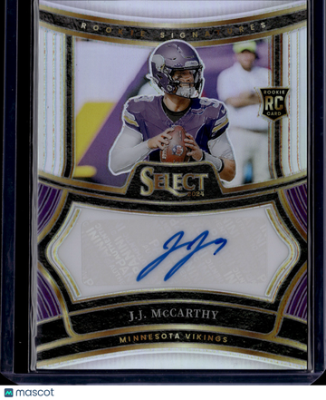 2025 Panini Select J.J. McCarthy #RSP-JMY Prizm RC