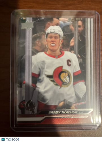 2023-24 Upper Deck Extended Series Brady Tkachuk #661 Penalty Box Base Variation Short Print