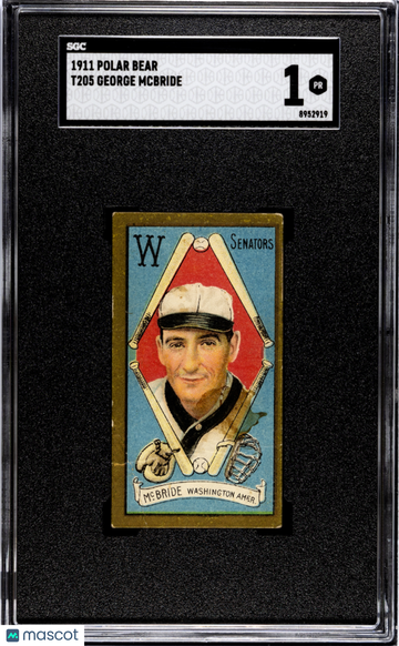 1911 Polar Bear (T205) George Mcbride SGC 1